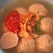 Homemade Indonesian Meatballs Soup a.k.a "Bakso"